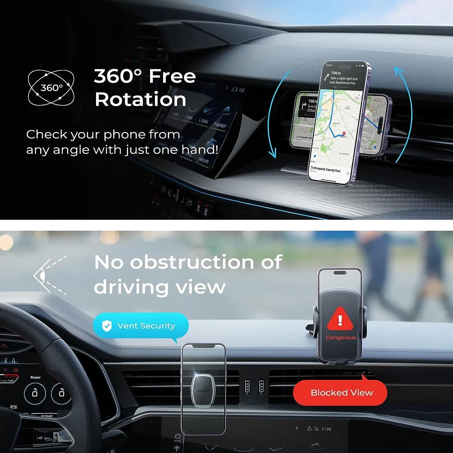 Lisen Magnetic Phone Mount product photo