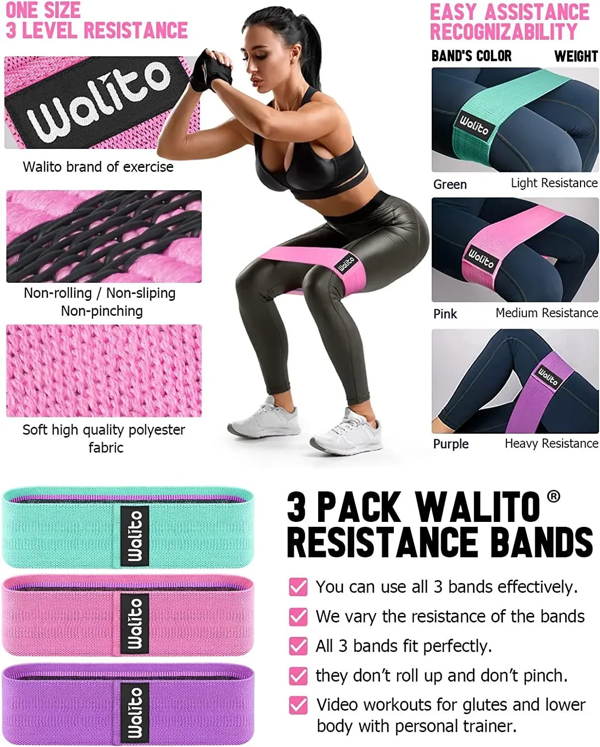 WALITO Resistance Bands product photo