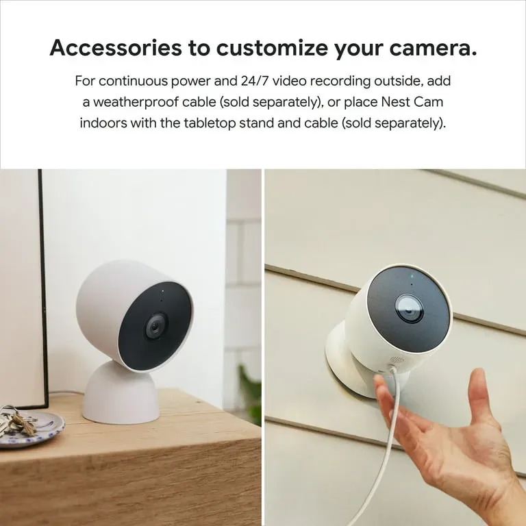 Google Nest Cam (Outdoor or Indoor, Battery) product photo