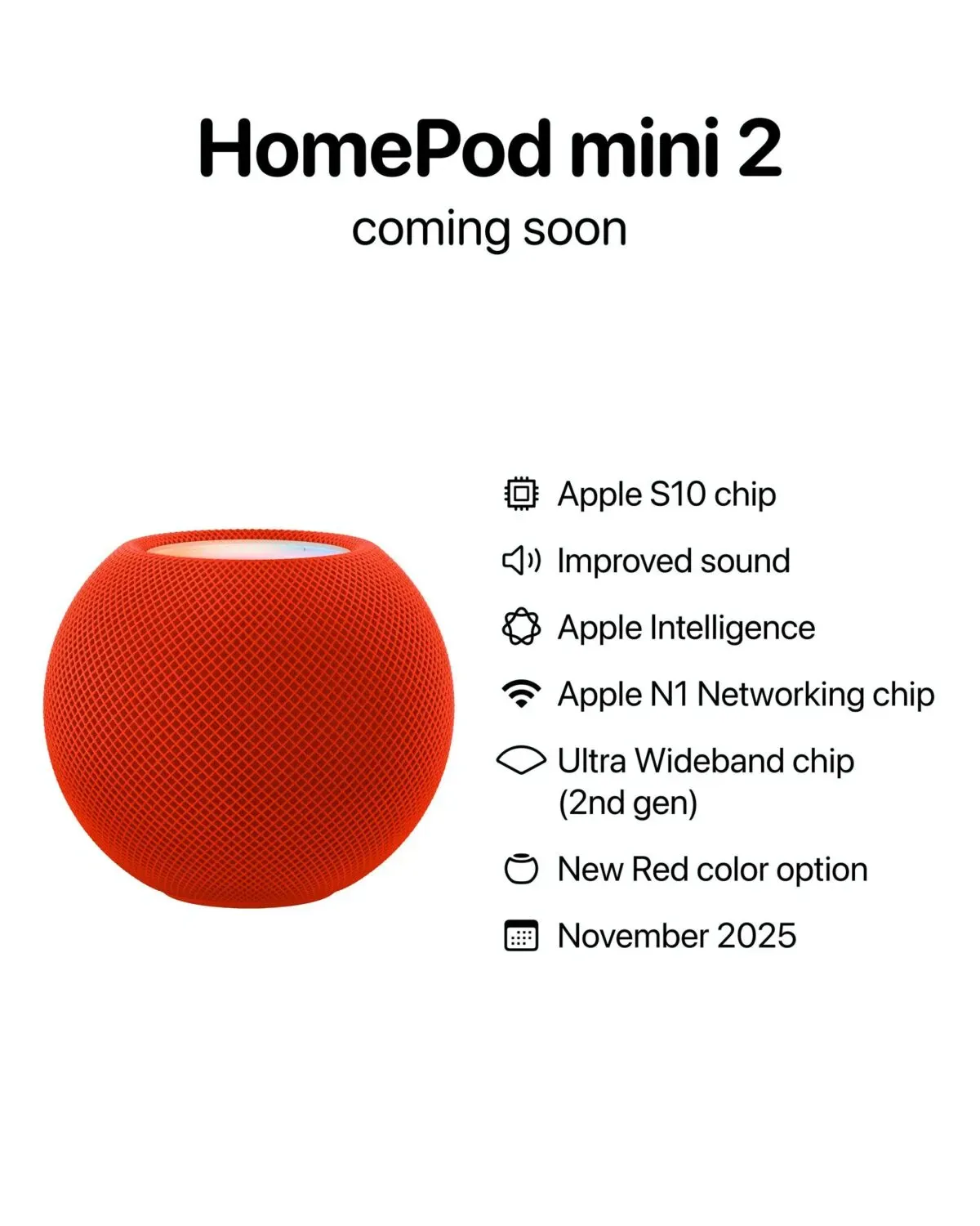 Apple HomePod mini product photo