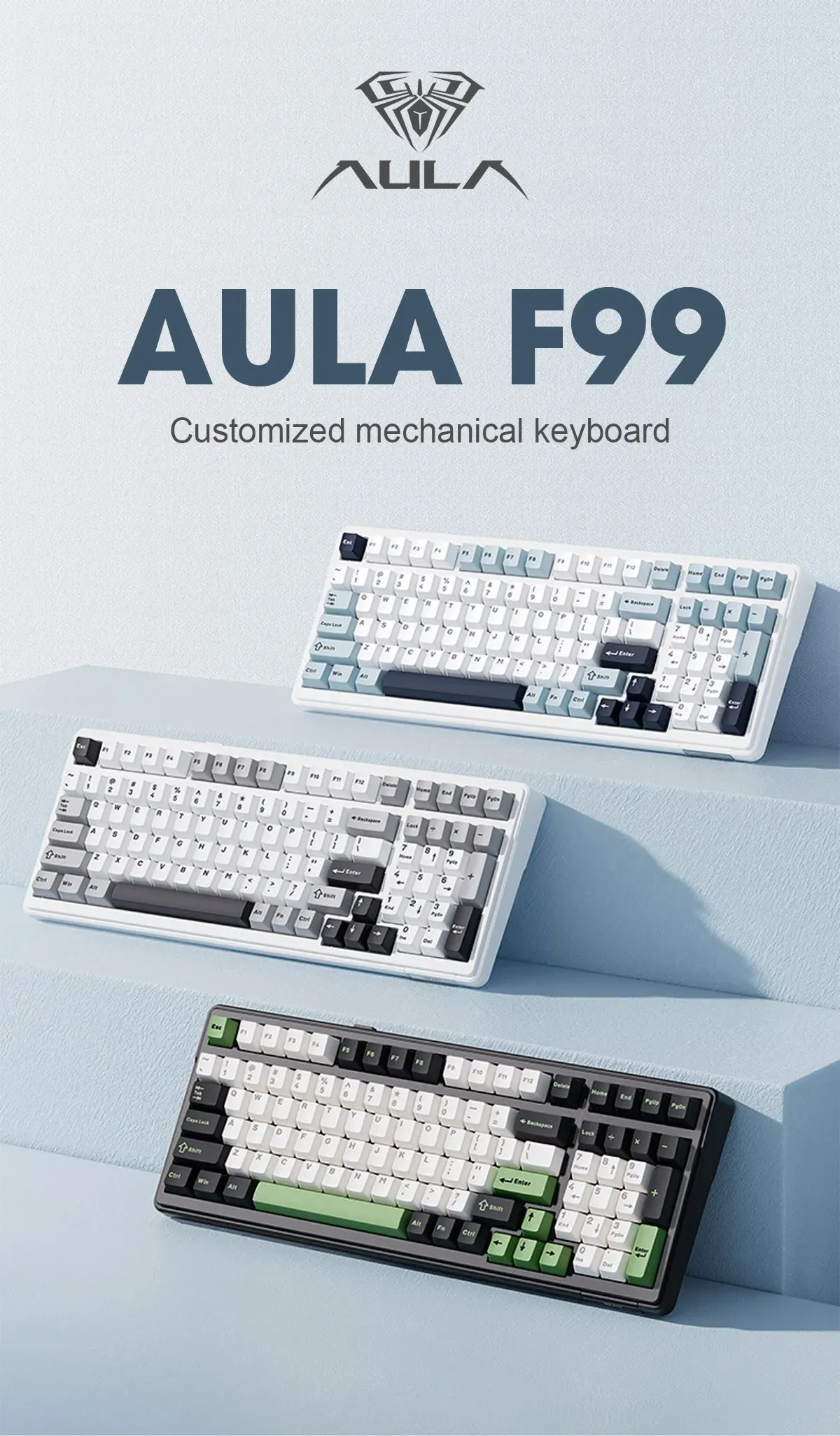 AULA F99 Wireless Mechanical Keyboard product photo