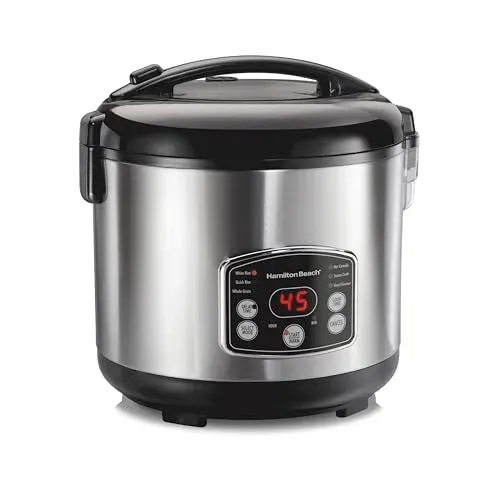 Hamilton Beach Digital Programmable 6-Cup Rice Cooker product photo