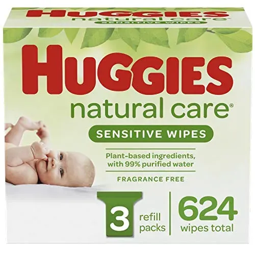 Huggies Natural Care Sensitive Baby Wipes product photo