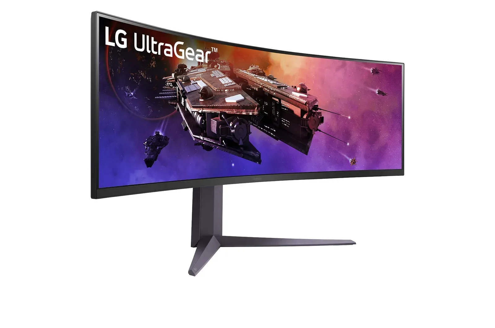 LG UltraGear 45GR75DC 45-inch QD-OLED Ultrawide Gaming Monitor product photo