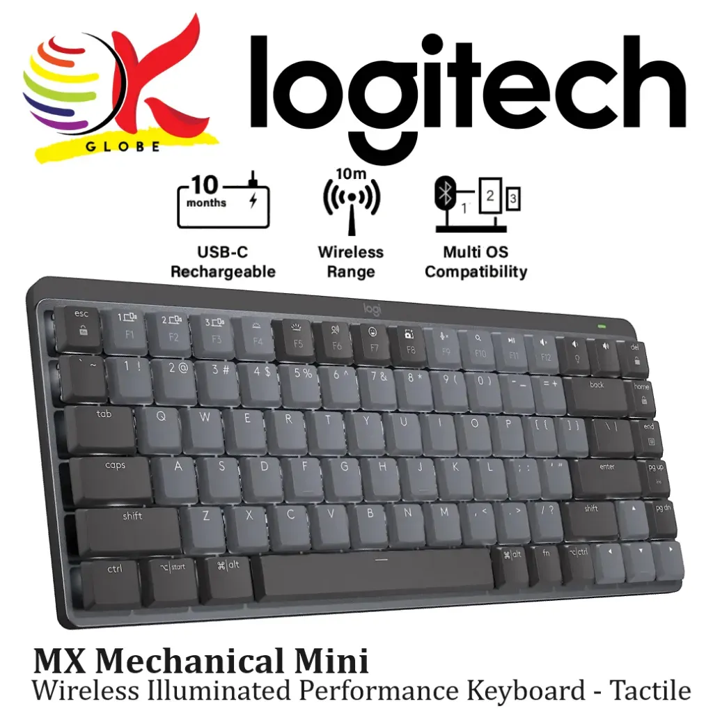 Logitech MX Mechanical Mini Wireless Illuminated Keyboard product photo