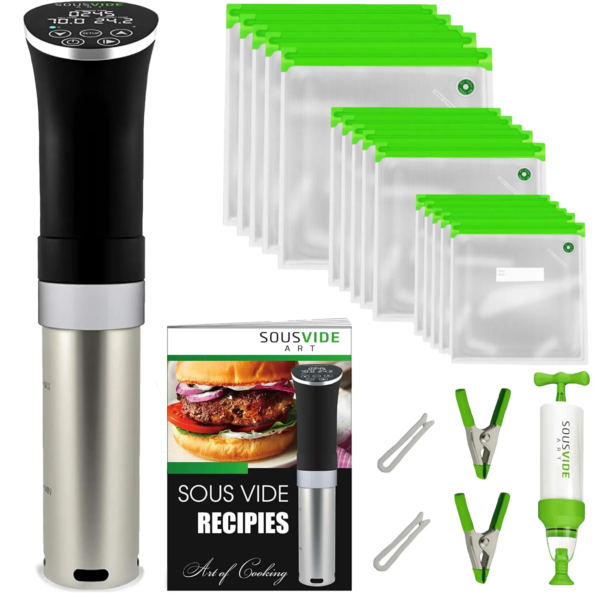 SOUSVIDE ART Sous Vide Cooker Kit - 1000W Immersion Circulator product photo