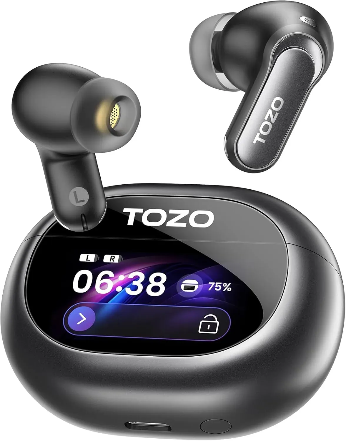 TOZO NC20 Adaptive Hybrid ANC Earbuds product photo