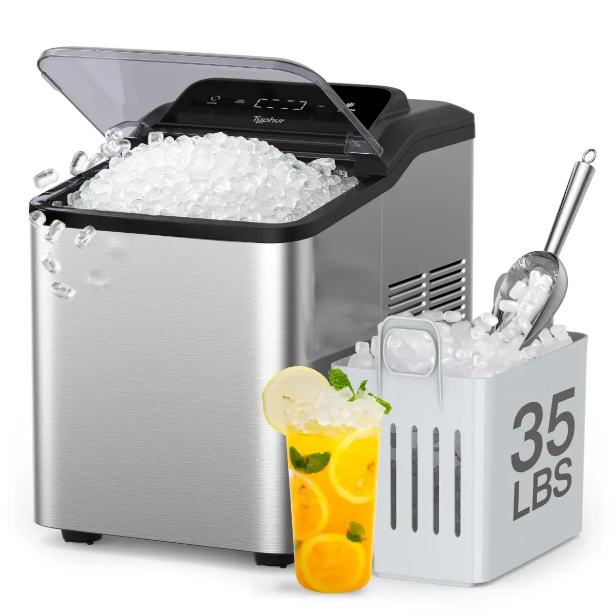 Typhur Fast Nugget Ice Maker Countertop product photo