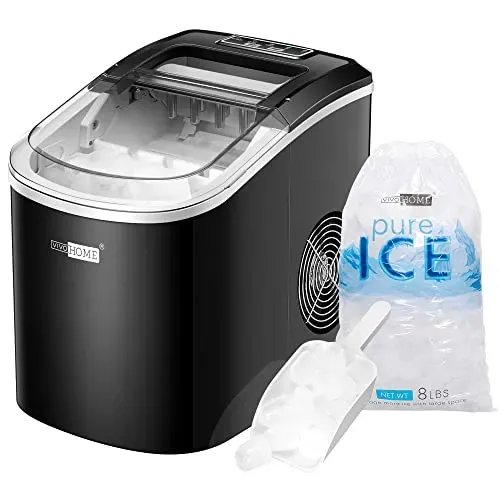 VIVOHOME Electric Portable Ice Maker VH289-BK product photo