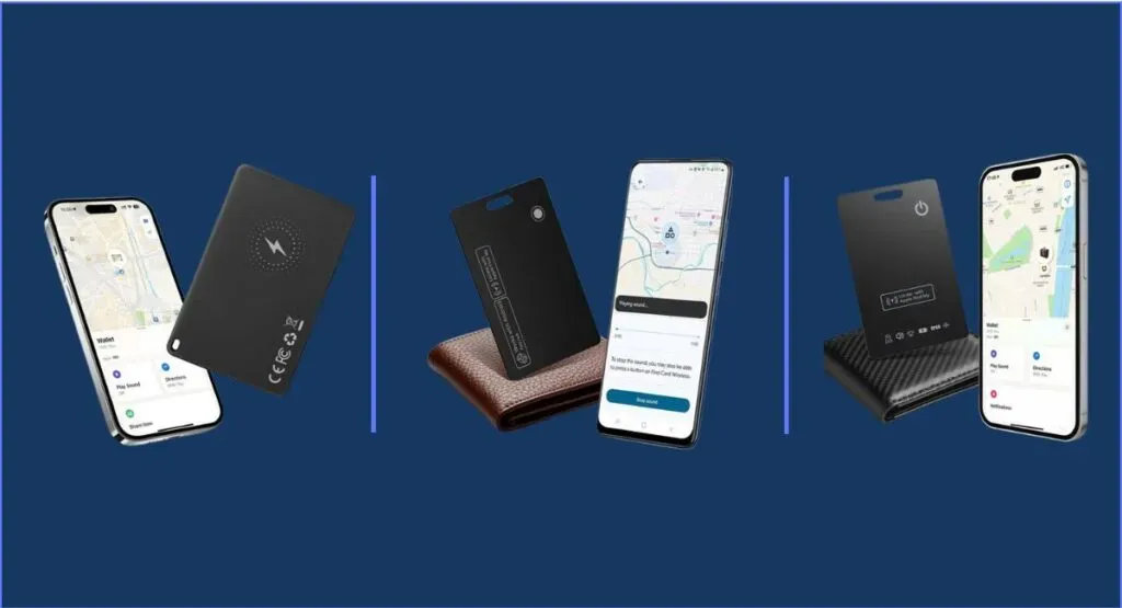 Wallet Tracker Card with Apple Find My & Google Find Hub product photo
