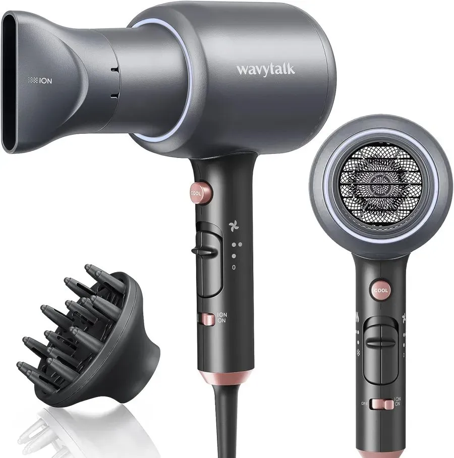 Wavytalk Ionic Hair Dryer with Diffuser & Concentrator product photo