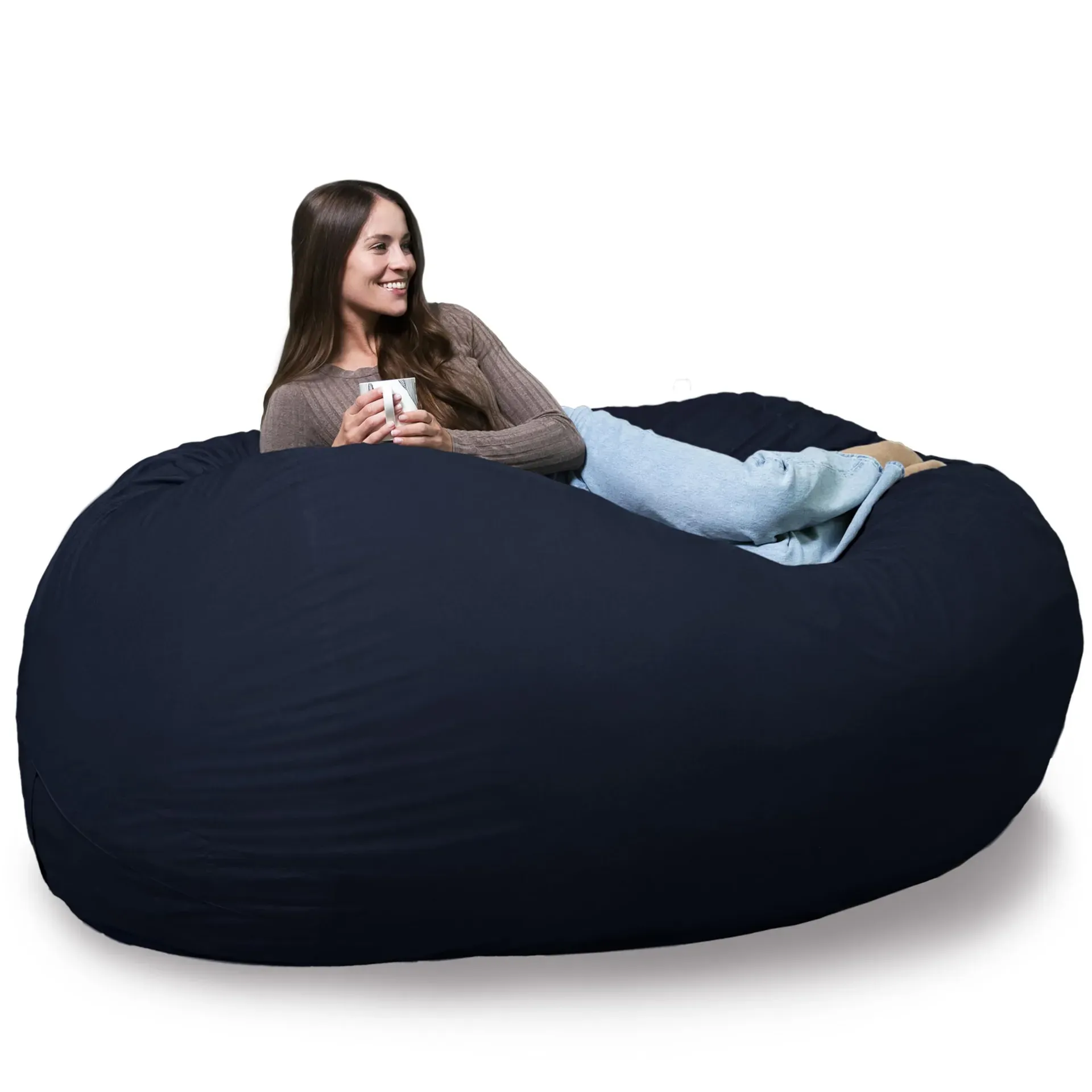 Big Joe Fuf 7Ft Foam Bean Bag Chair product photo