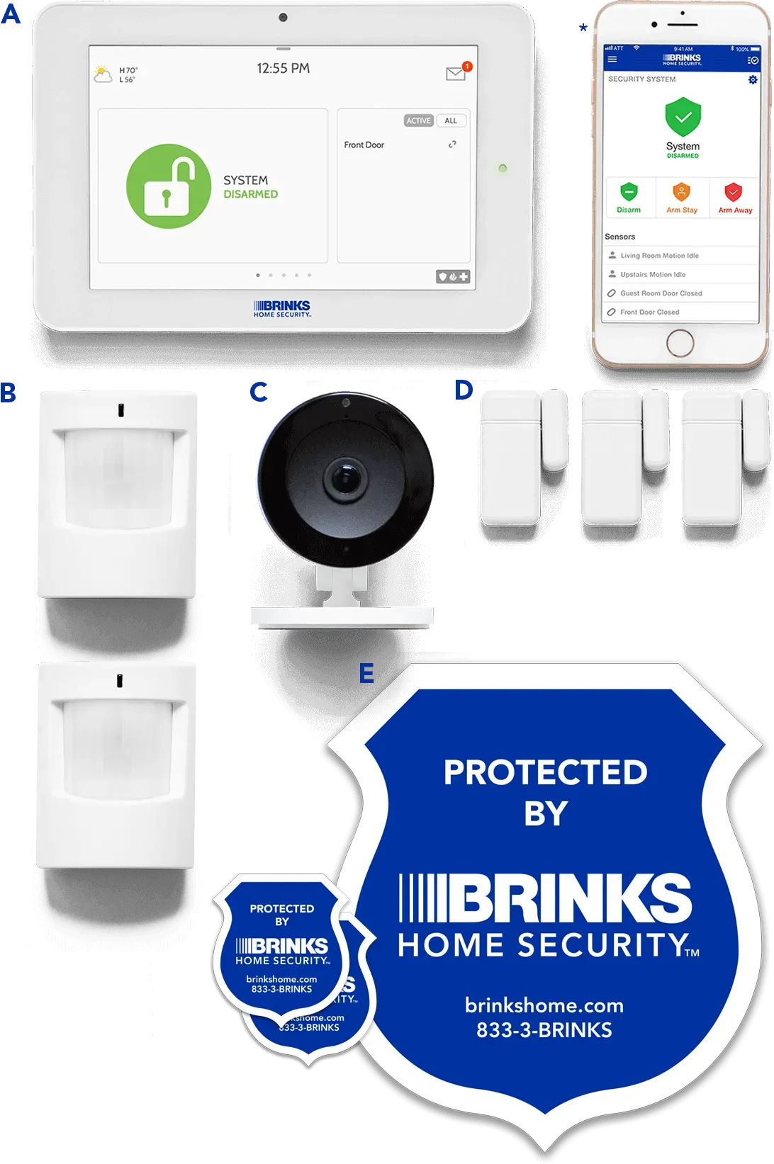 Brinks Home Security System product photo