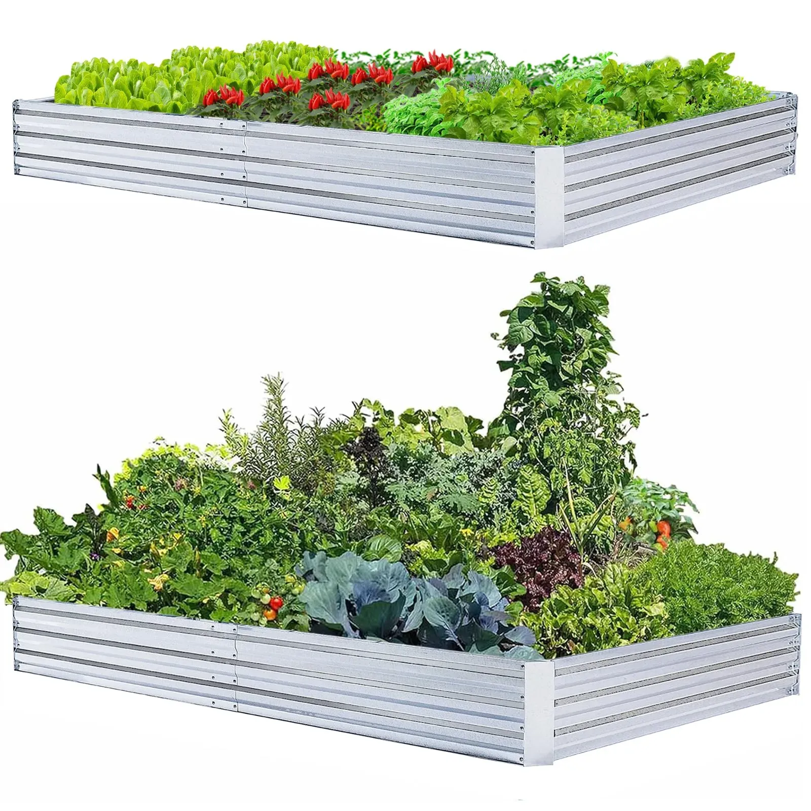 FOYUEE Galvanized Raised Garden Beds product photo
