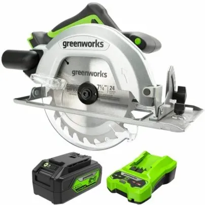 Greenworks 24V 7¼-inch Cordless Circular Saw product photo