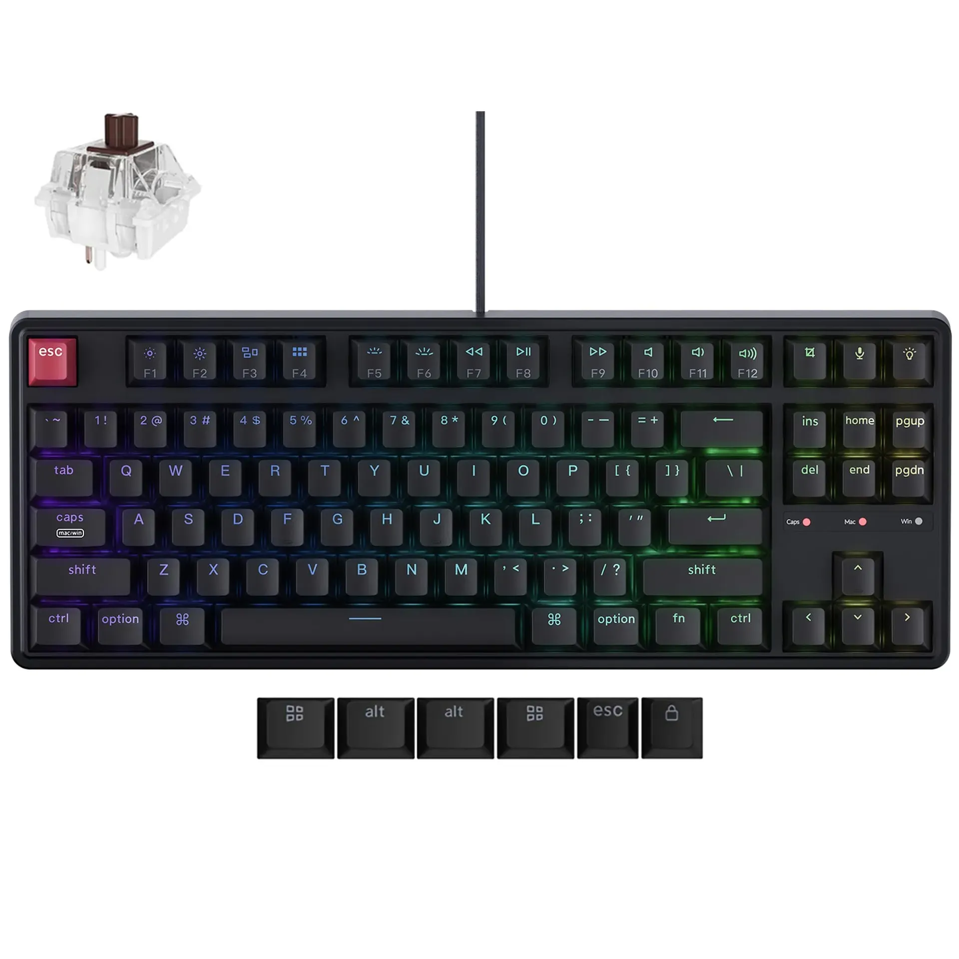 Keychron C3 Pro TKL 80% Wired Mechanical Keyboard product photo