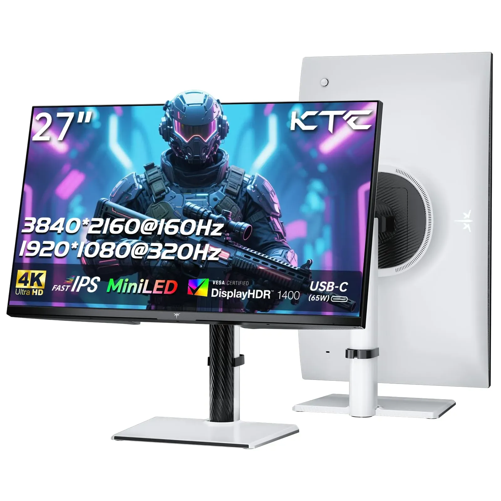 KTC M27P6 gaming monitor product photo