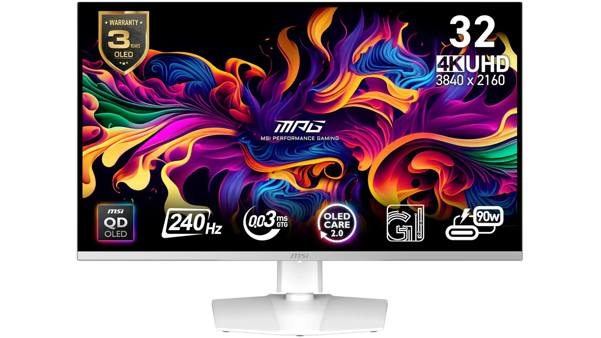 MSI MPG 321URXW gaming monitor product photo