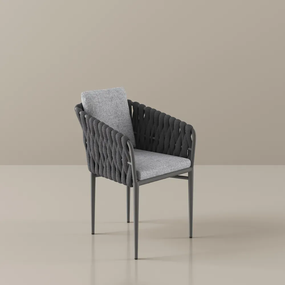Povison Modern Wicker Outdoor Lounge Chair product photo