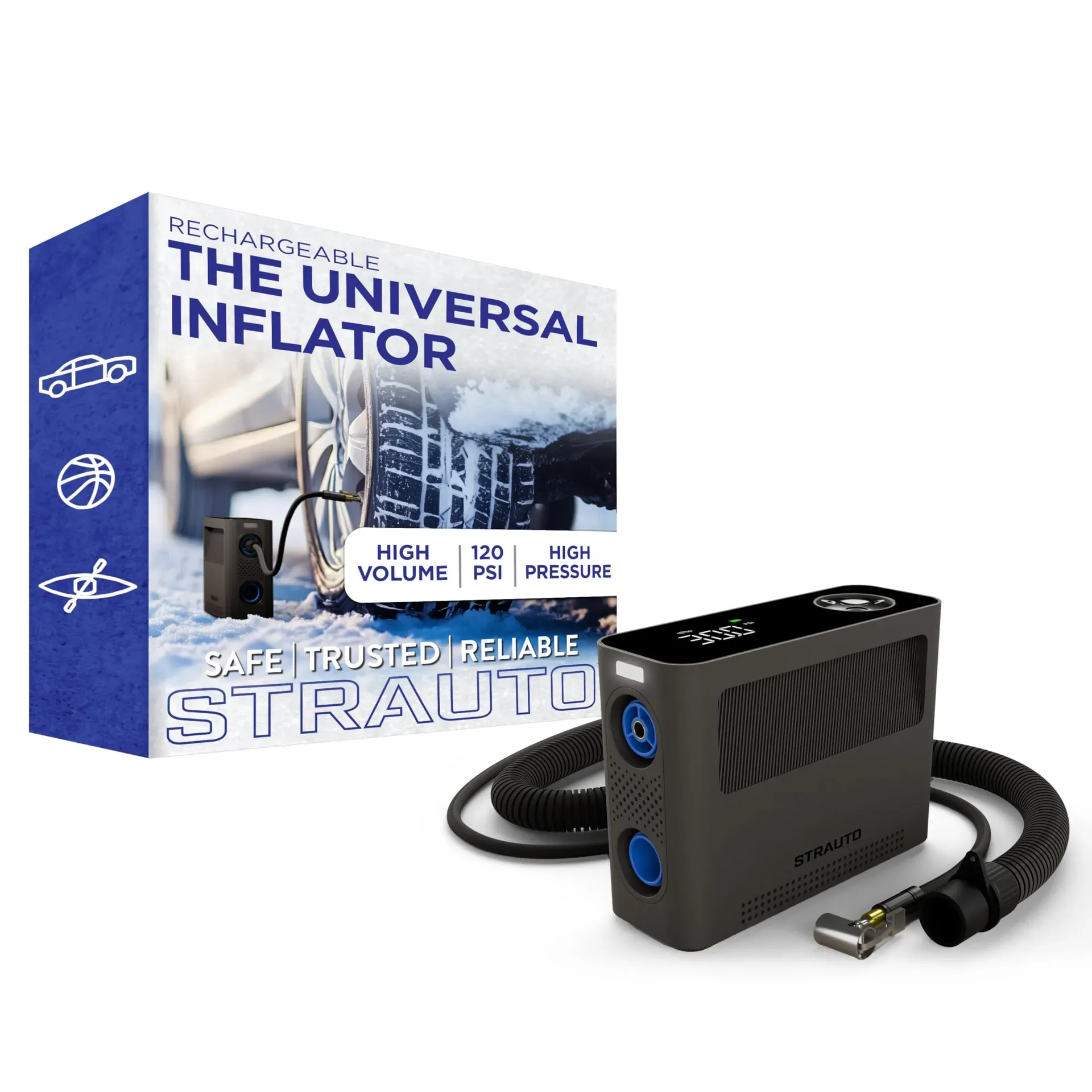 Strauto Universal Inflator Jump Starter product photo