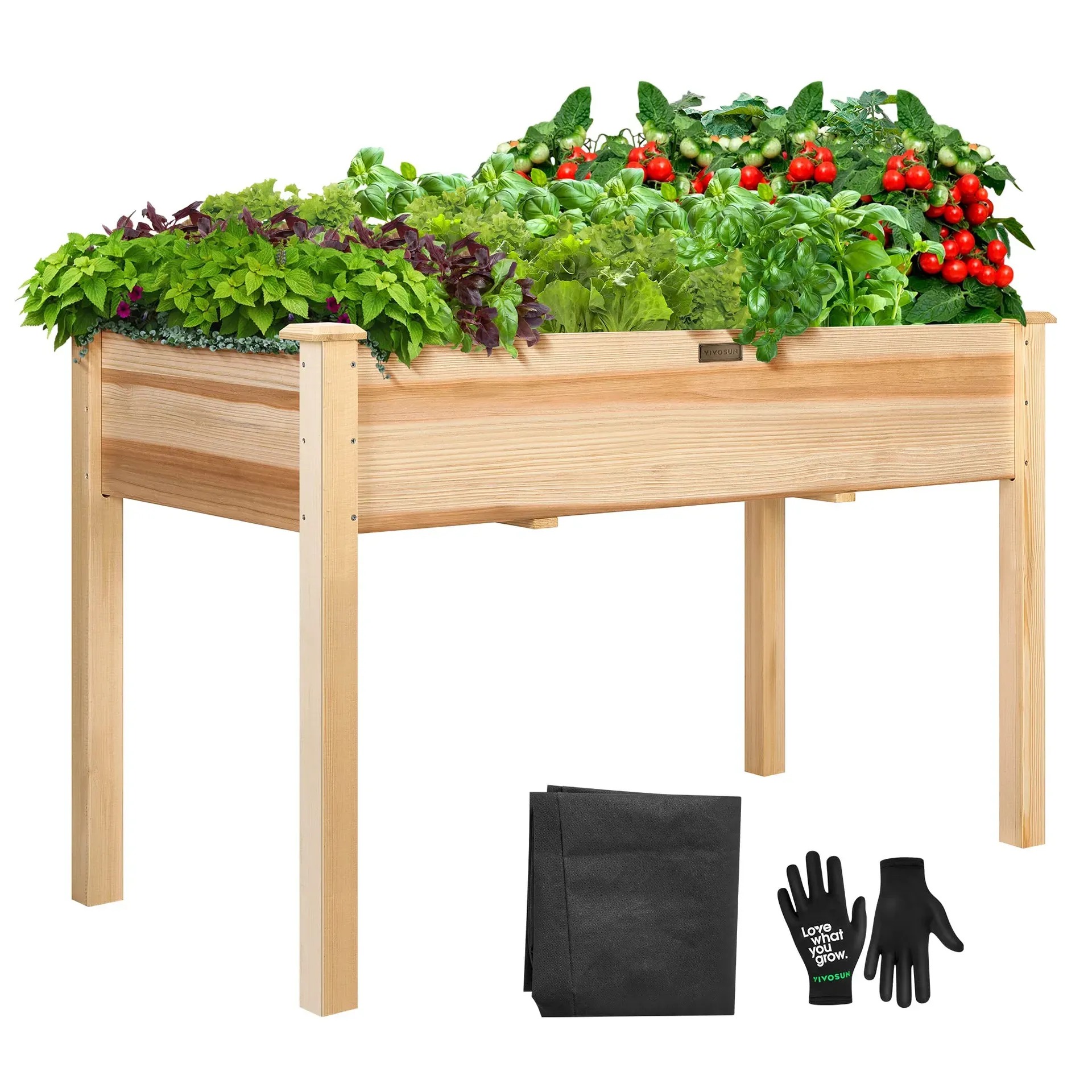 VIVOSUN elevated wooden raised garden bed product photo