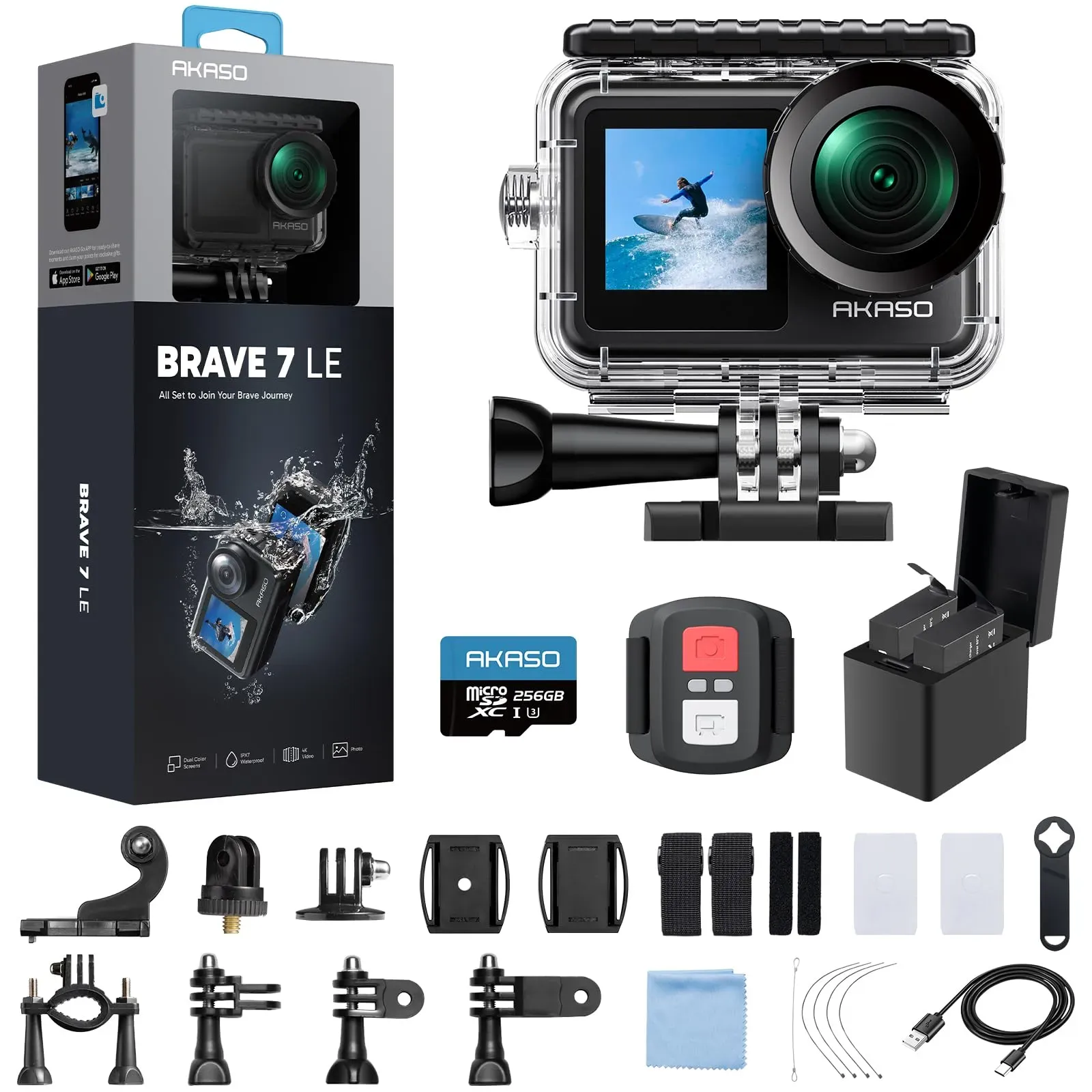 AKASO Brave 7 LE budget action camera product photo