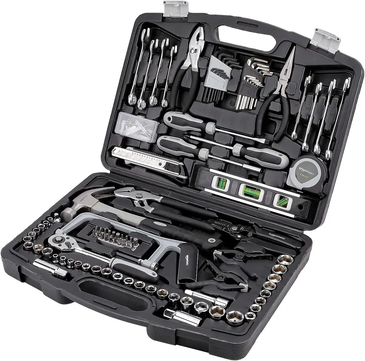 Amazon Basics 173-Piece General Household Hand Tool Kit product photo