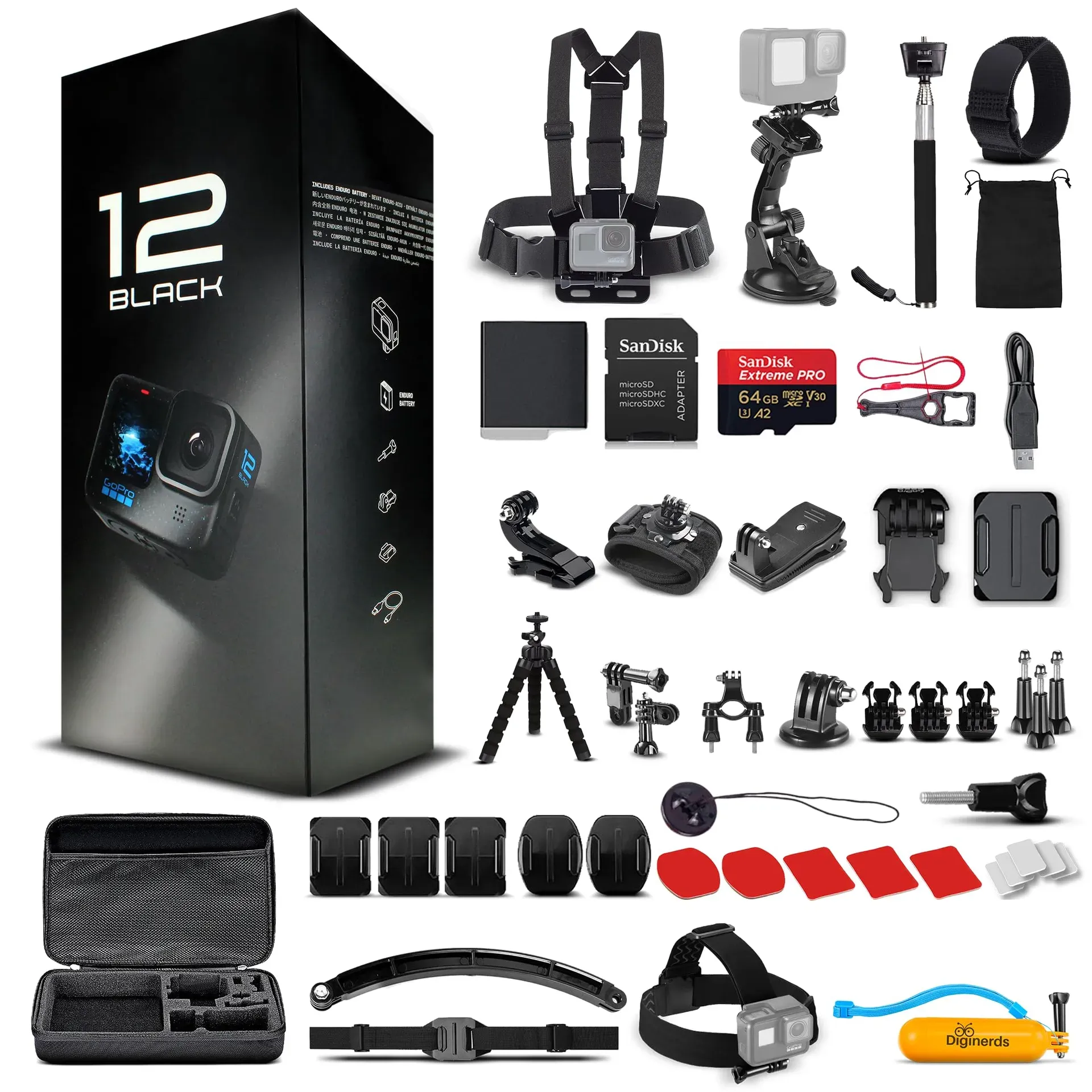 GoPro HERO12 Black action camera product photo