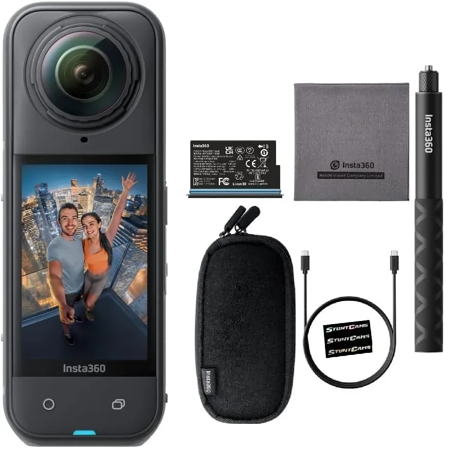 Insta360 X5 360-degree action camera product photo