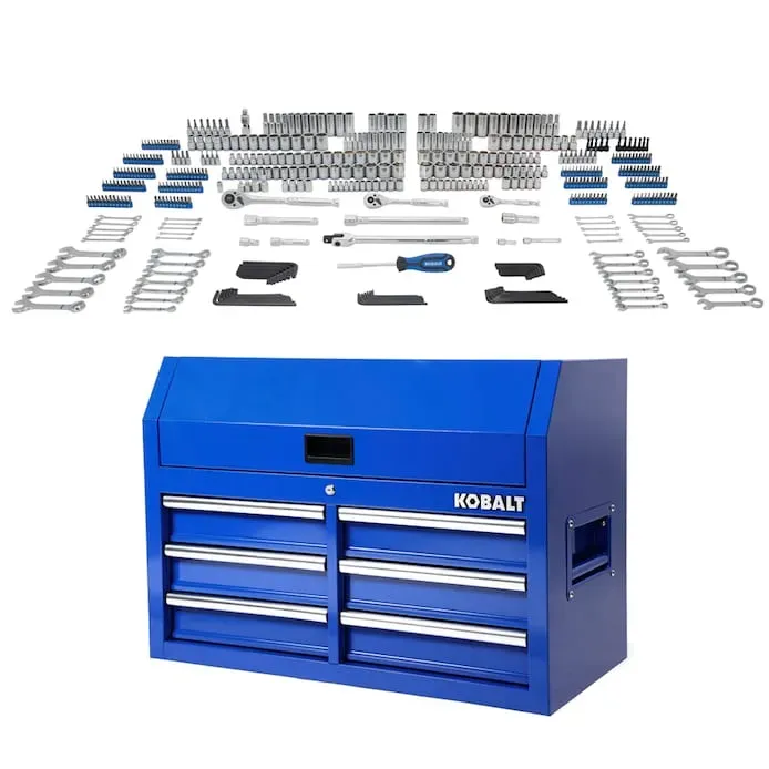 Kobalt 500-Piece Mechanics Tool Set with Steel Tool Chest product photo
