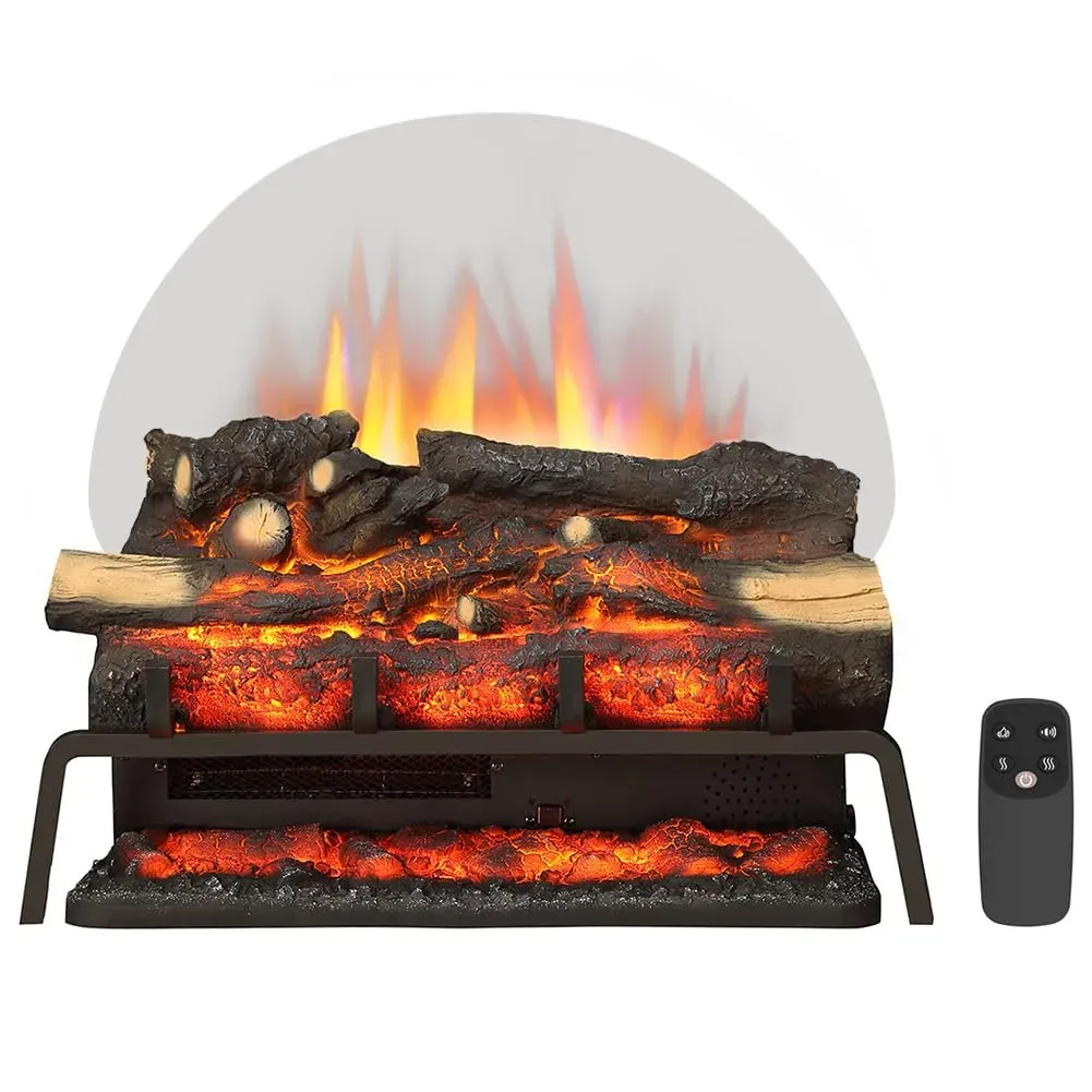 LegendFlame 23 inch free standing electric fireplace log set product photo