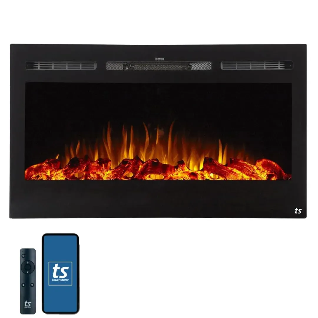 Touchstone Smart electric fireplace The Sideline 36 inch wide product photo
