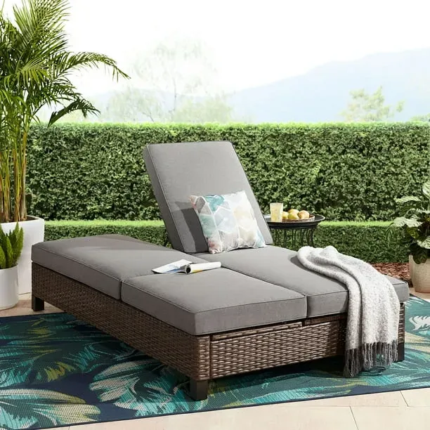 Walmart Better Homes & Gardens Outdoor Chaise product photo