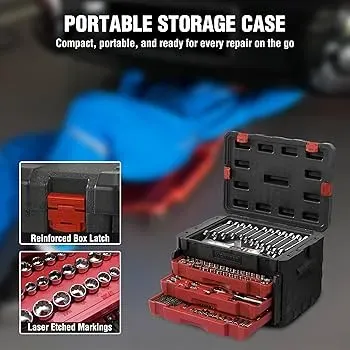 WORKPRO 450-Piece Drive Socket Set product photo