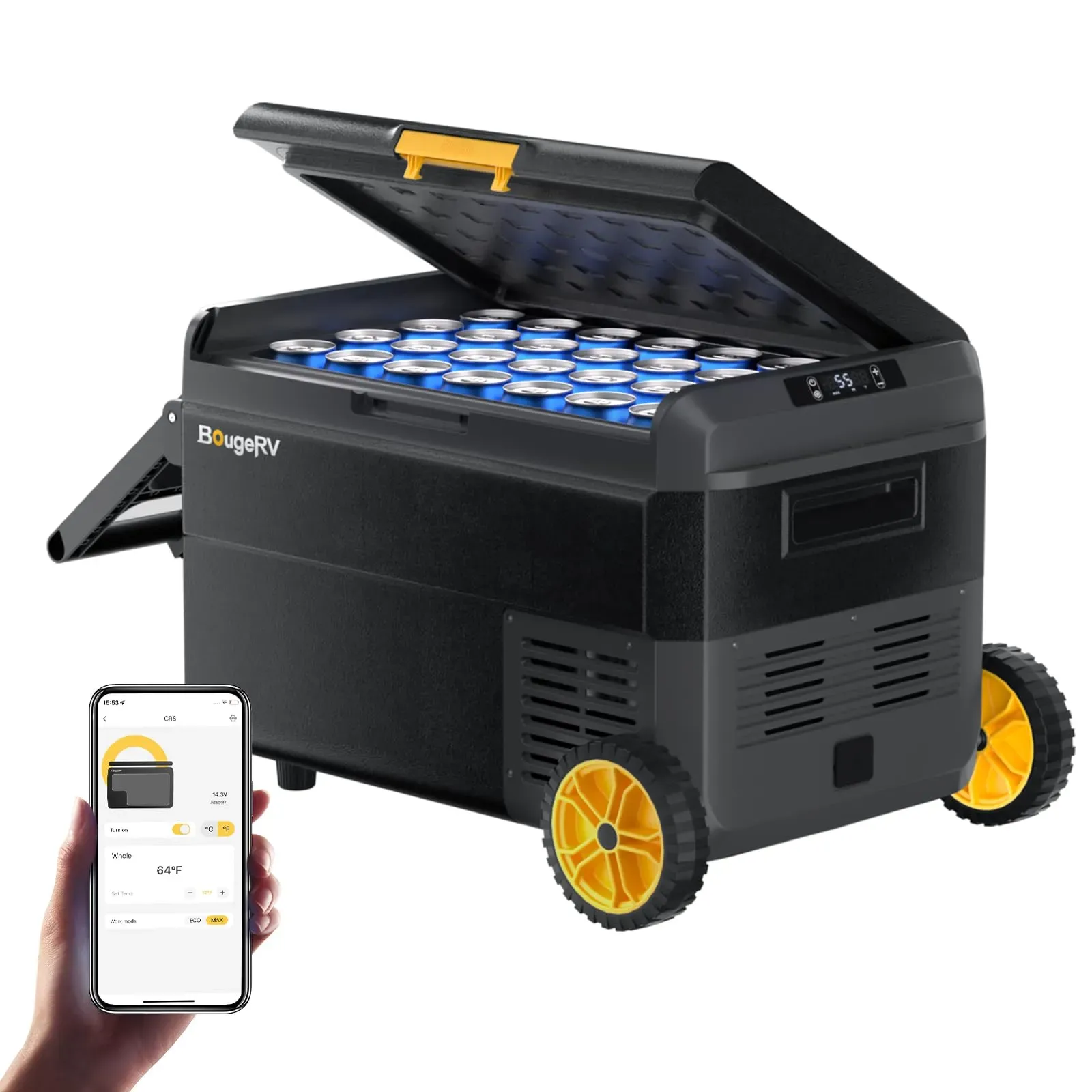 BougeRV 23 Quart Portable Car Fridge product photo
