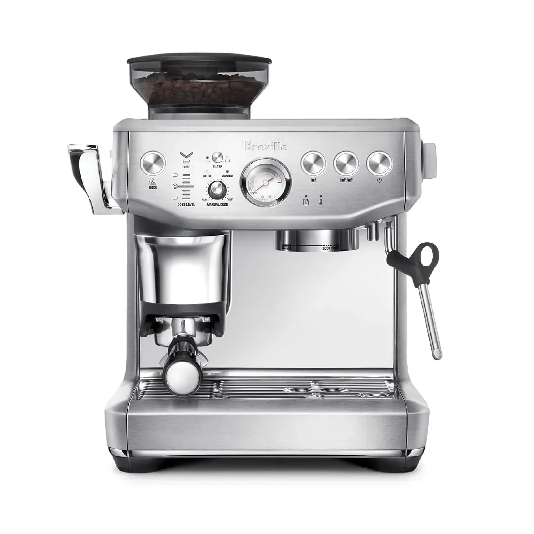 Breville Barista Express Impress Espresso Machine with integrated grinder