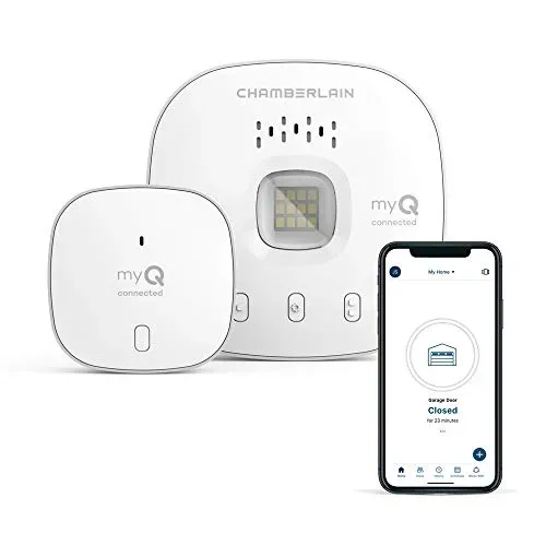 Chamberlain myQ Smart Garage Control G0401-ES installed on garage door opener