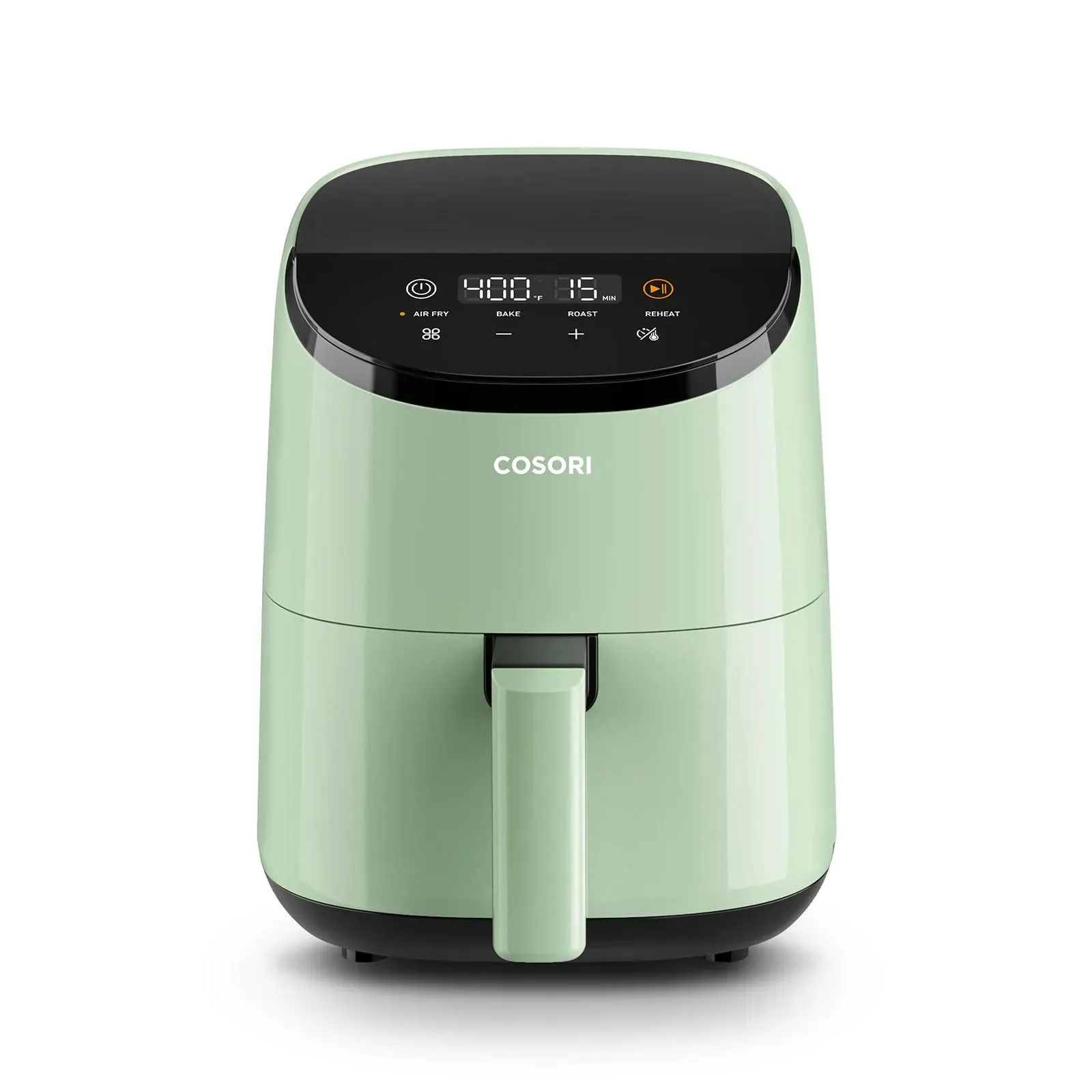 Cosori Lite Mini 2.1-quart air fryer in compact mint green design