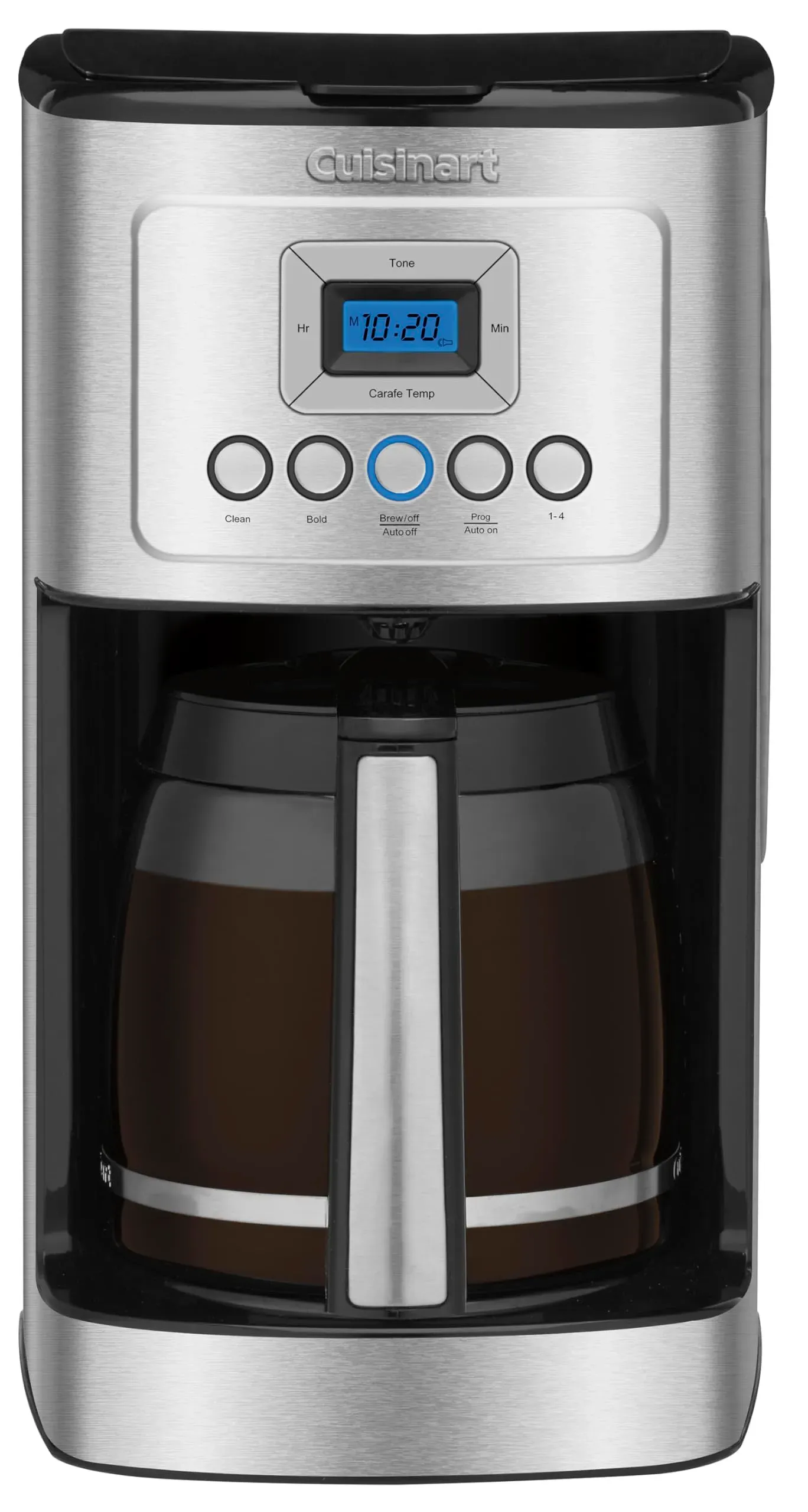 Cuisinart PerfecTemp 14-Cup Programmable Coffee Maker with stainless steel housing