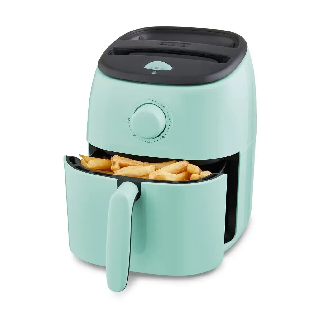 Dash Tasti-Crisp compact air fryer with analog temperature dial