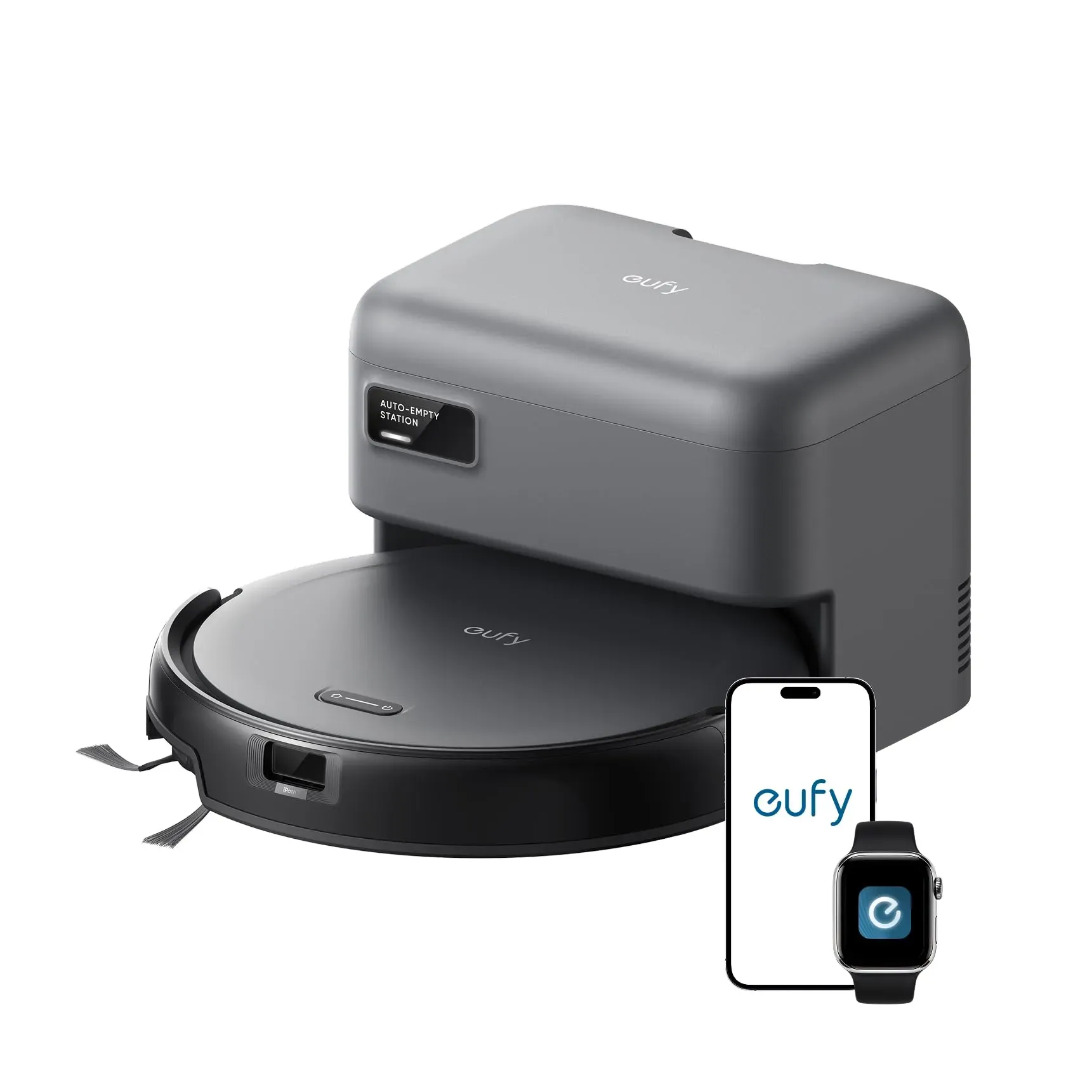Eufy C10 Robot Vacuum with Corner Rover Arm extending to edges