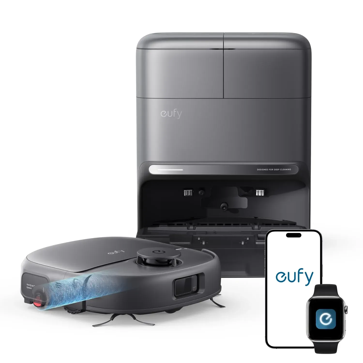 Eufy C28 robot vacuum and mop combo with self-emptying station