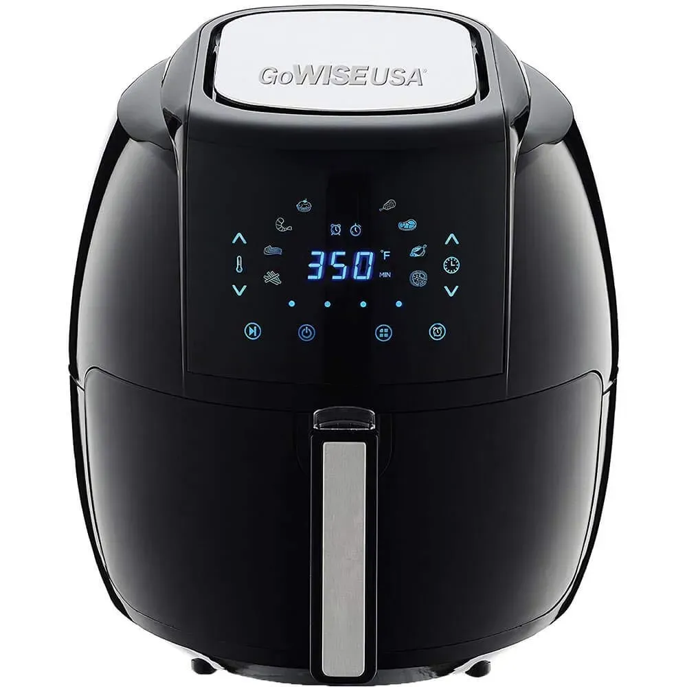 GoWISE USA 8-in-1 Digital Air Fryer 5.8Qt with touchscreen display