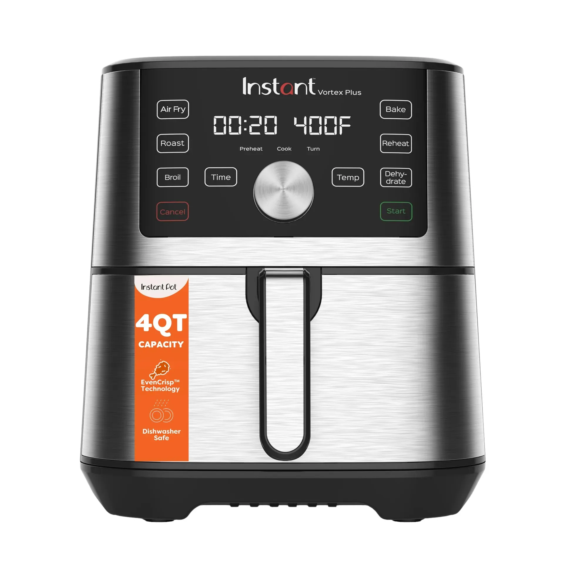 Instant Vortex Plus 4QT Mini air fryer compact design for small spaces