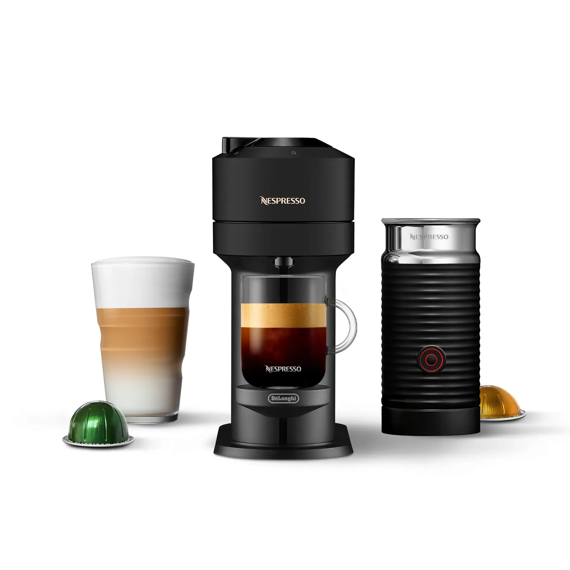 Nespresso Vertuo Next Coffee and Espresso Machine with Aeroccino milk frother