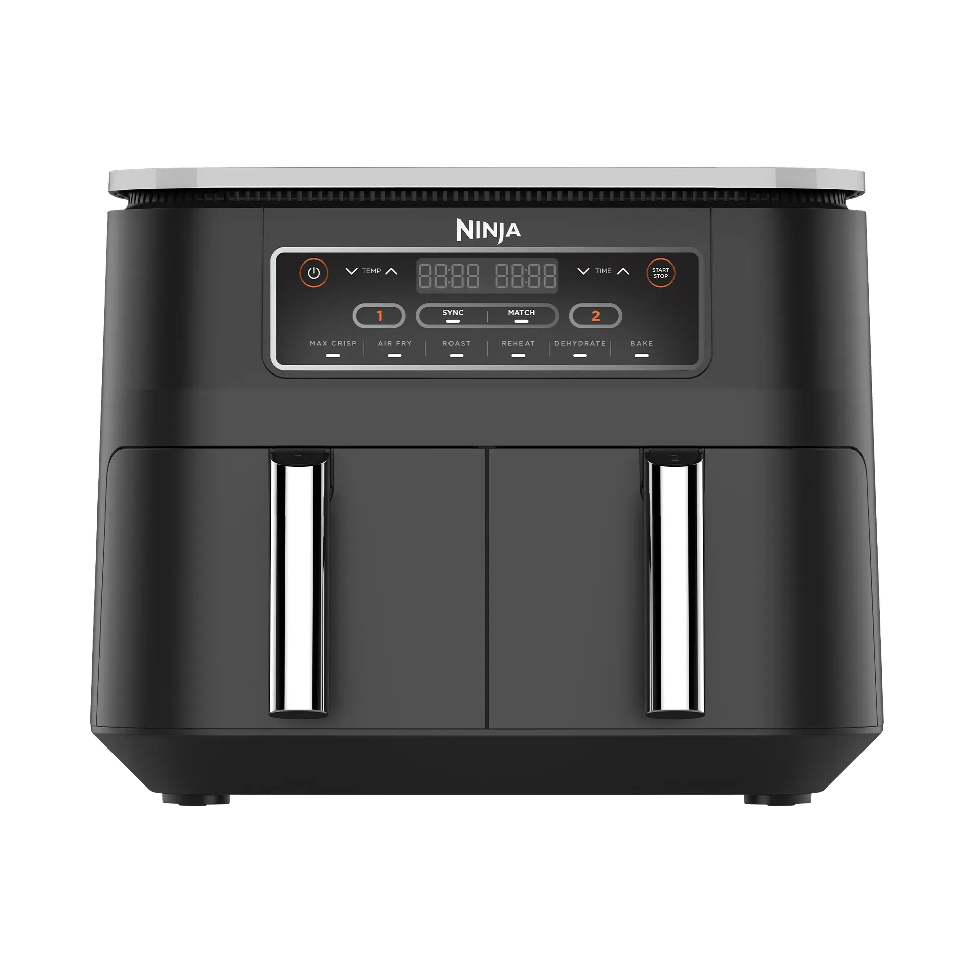 Ninja Foodi Dual-Zone Air Fryer AF300 with two independent baskets