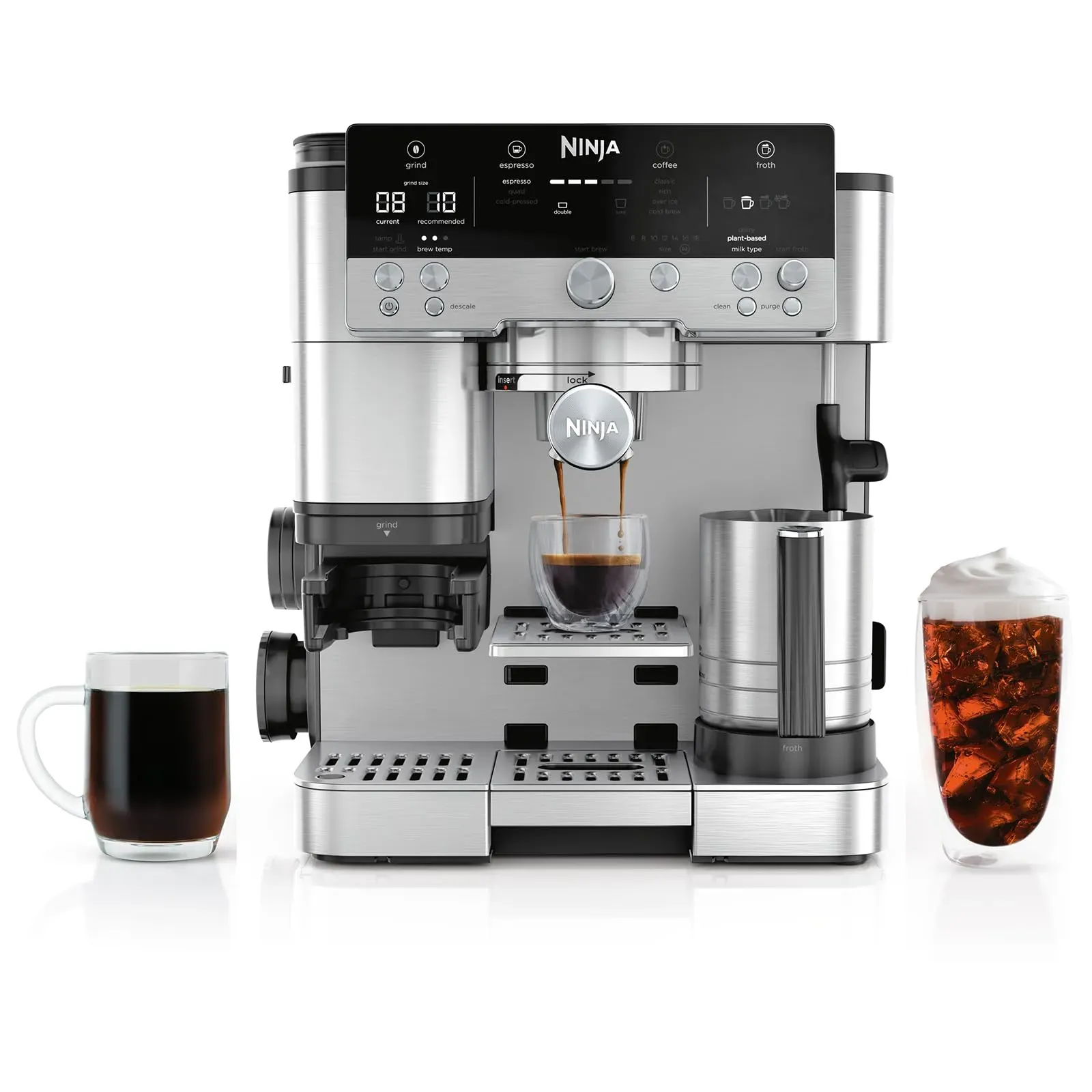 Ninja Luxe Café Premier Series 3-in-1 Coffee Maker with integrated grinder