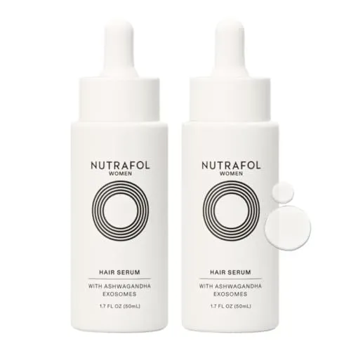 Nutrafol Women's Hair Growth Serum with Ashwagandha Exosomes and Irish Moss Peptides