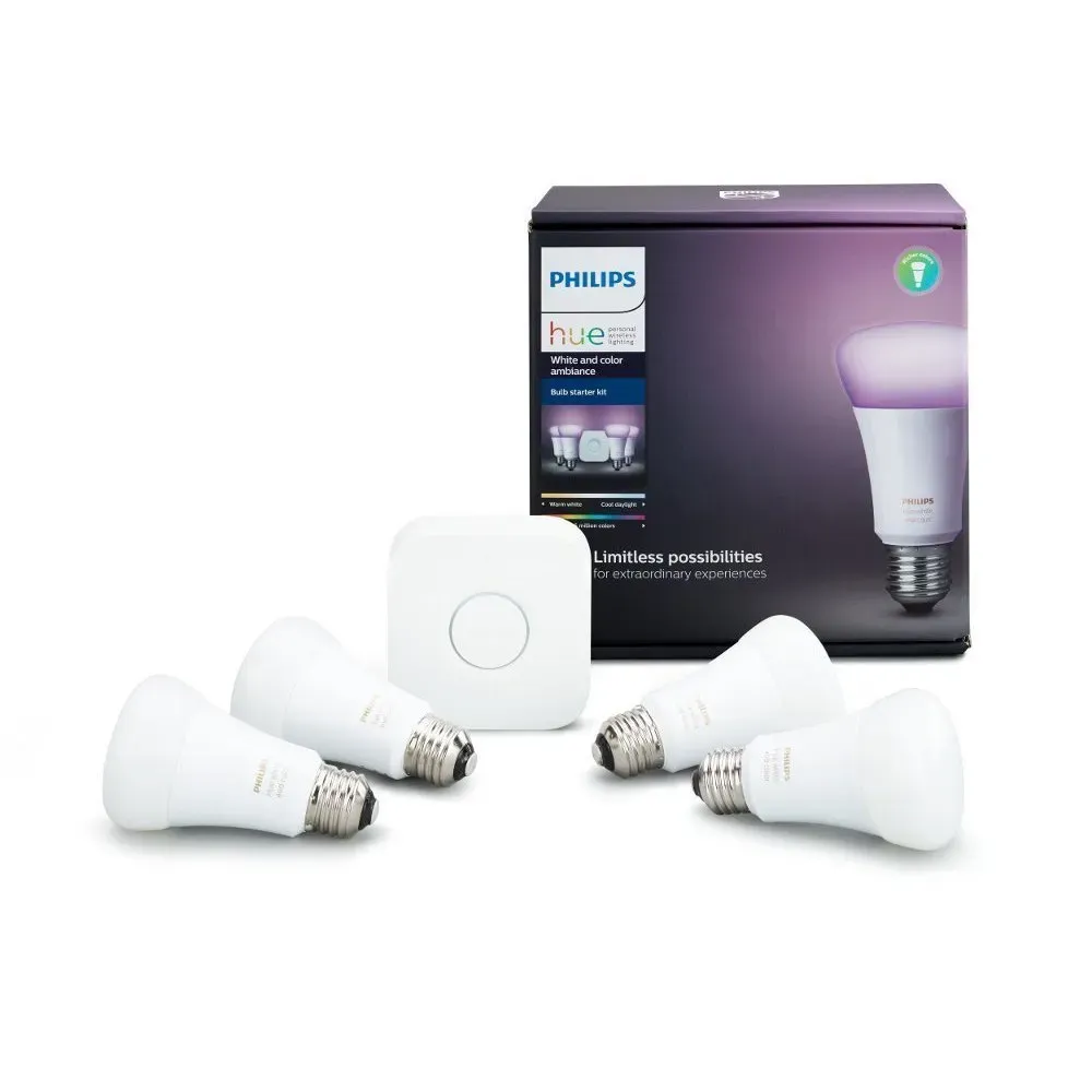 Philips Hue White Ambiance A19 Smart Bulb with tunable white light