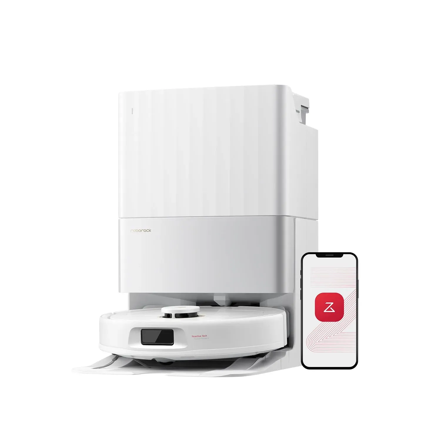 Roborock Qrevo S5V robot vacuum with smart dock and app controls